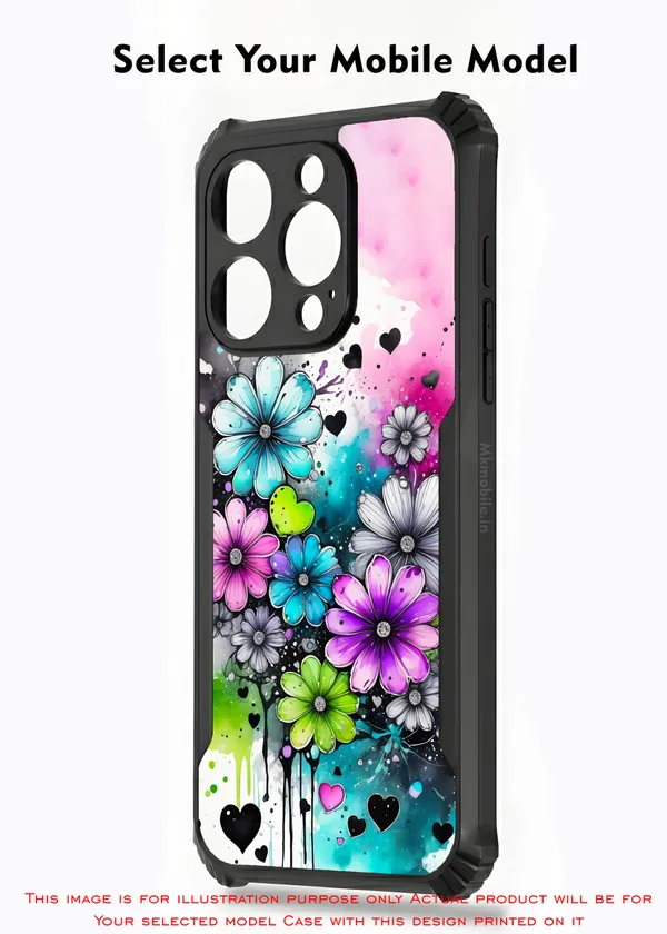 Floral_Watercolor__Design_Printed_Bumper_Glossy_Back_Case_Cover_With_Camera_Protection_Mk000105_Ip