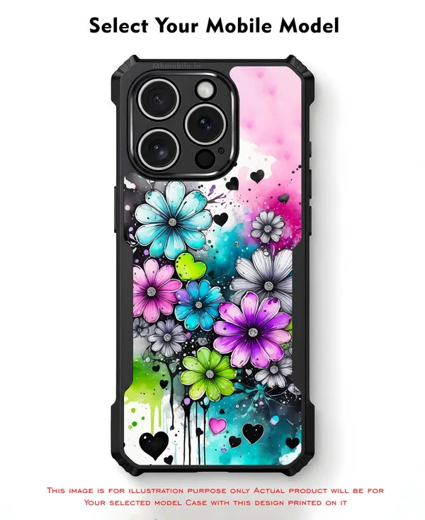 Floral_Watercolor__Design_Printed_Bumper_Glossy_Back_Case_Cover_With_Camera_Protection_Mk000105_Ip