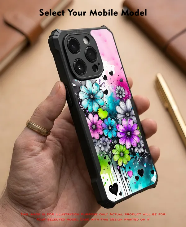 Floral_Watercolor__Design_Printed_Bumper_Glossy_Back_Case_Cover_With_Camera_Protection_Mk000105_Ip