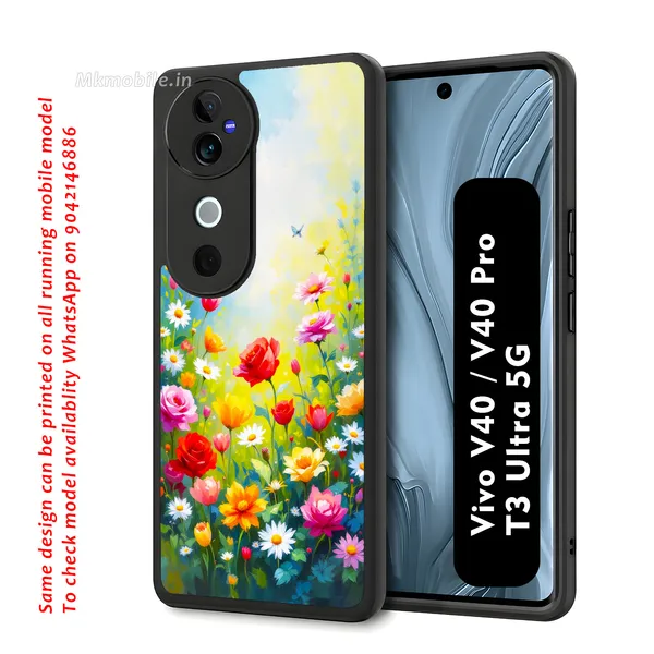 Vibrant_Floral_Garden_Design_Printed_Premium_Glossy_Back_Case_Cover_With_Camera_Protection_For_Vivo_V40_5G_/_V40_Pro_5G_/_T3_Ultra_5G_Mk000106_Bx