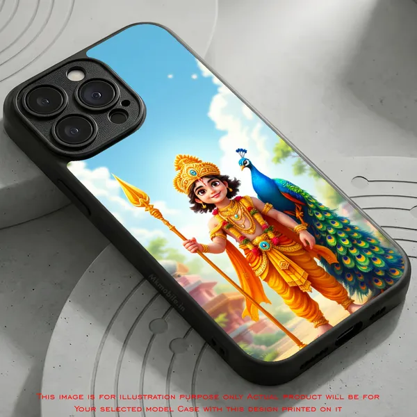 Murugan_Deity_Design_Printed_Premium_Glossy_Back_Case_Cover_With_Camera_Protection_Mk000107_Bx