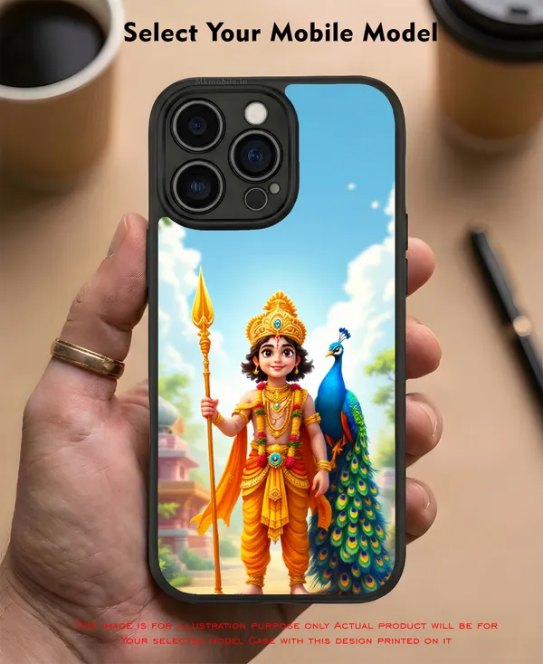 Murugan_Deity_Design_Printed_Premium_Glossy_Back_Case_Cover_With_Camera_Protection_Mk000107_Bx