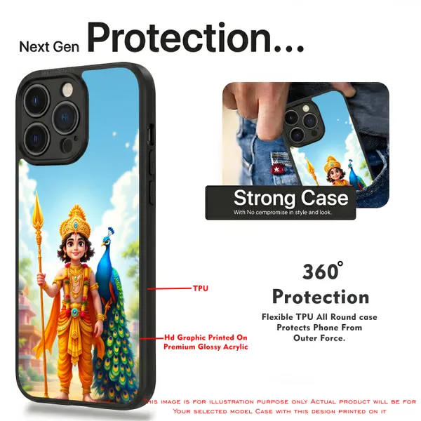 Murugan_Deity_Design_Printed_Premium_Glossy_Back_Case_Cover_With_Camera_Protection_Mk000107_Bx