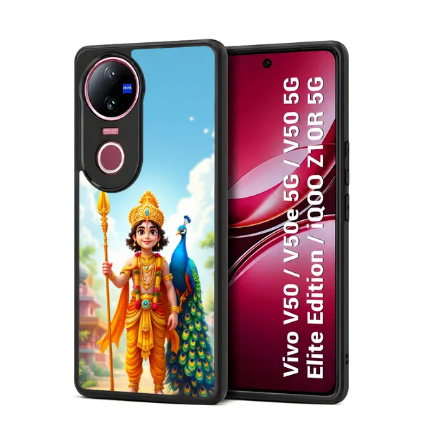 Murugan_Deity_Design_Printed_Premium_Glossy_Back_Case_Cover_With_Camera_Protection_For_Vivo_V50_/_V50e_/_V50_5g_Elite_Edition_/_iQOO_Z10r_5g_Mk000107_Bx