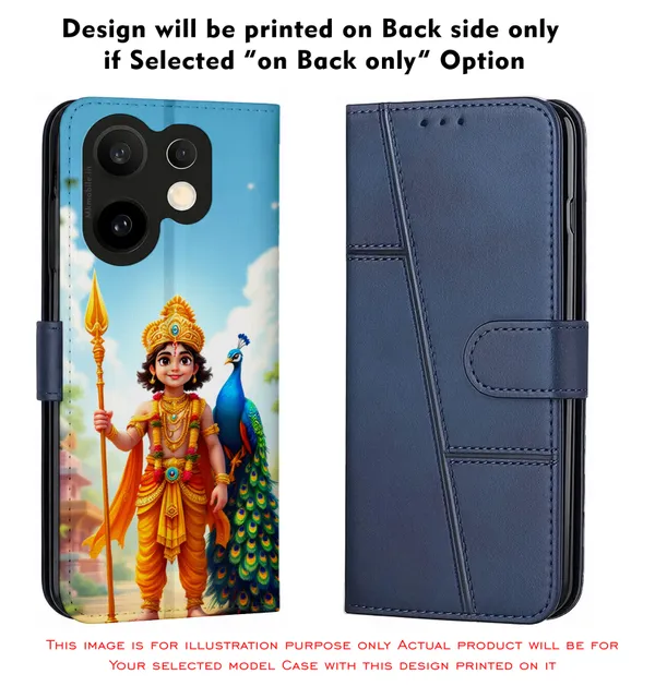Murugan_Deity_Design_Printed_Flip_Case_Cover_With_Camera_Protection_Mk000107_Fcuv
