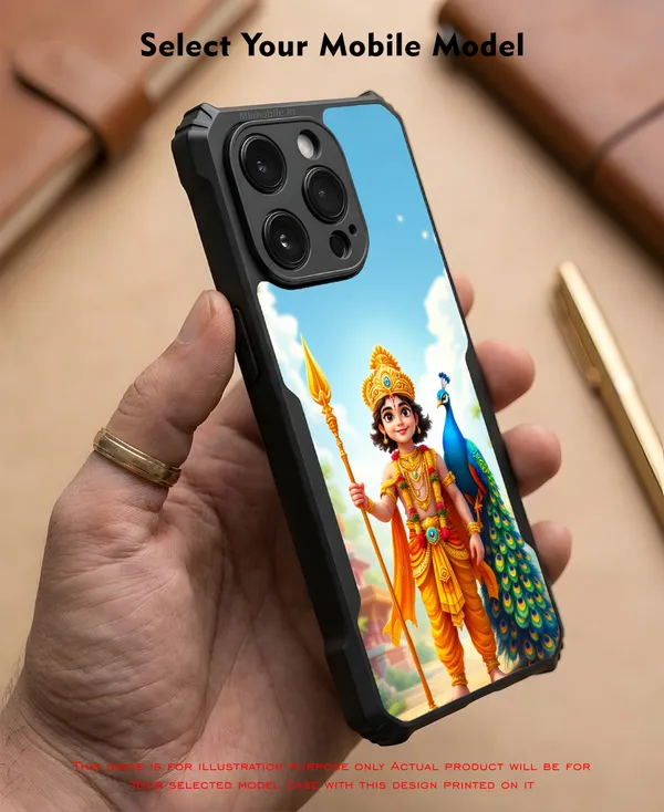 Murugan_Deity_Design_Printed_Bumper_Glossy_Back_Case_Cover_With_Camera_Protection_Mk000107_Ip