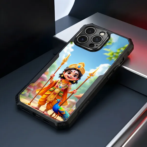 Bal_Murugan_With_Peacock__Design_Printed_Bumper_Glossy_Back_Case_Cover_With_Camera_Protection_Mk000108_Ip