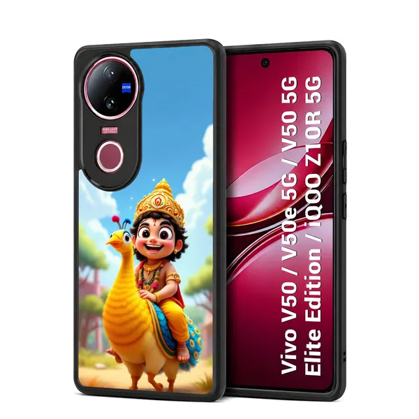 Lord_Murugan_Design_Printed_Premium_Glossy_Back_Case_Cover_With_Camera_Protection_For_Vivo_V50_/_V50e_/_V50_5g_Elite_Edition_/_iQOO_Z10r_5g_Mk000111_Bx