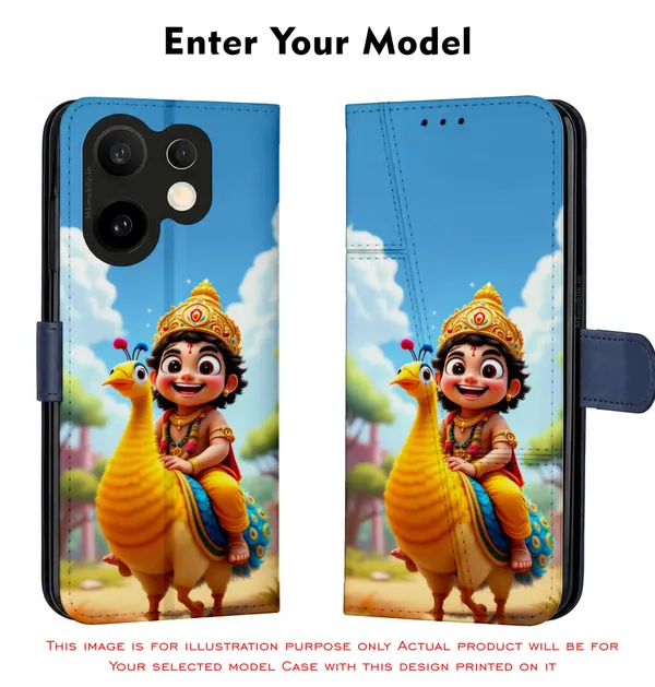 Lord_Murugan_Design_Printed_Flip_Case_Cover_With_Camera_Protection_Mk000111_Fcuv