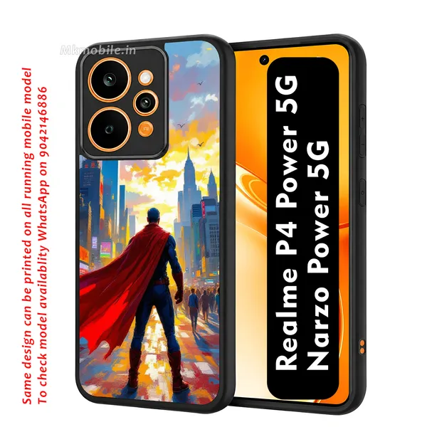 Superhero_Cityscape_Design_Printed_Premium_Glossy_Back_Case_Cover_With_Camera_Protection_For_Realme_P4_Power_5G_/_Narzo_Power_5G_Mk000114_Bx