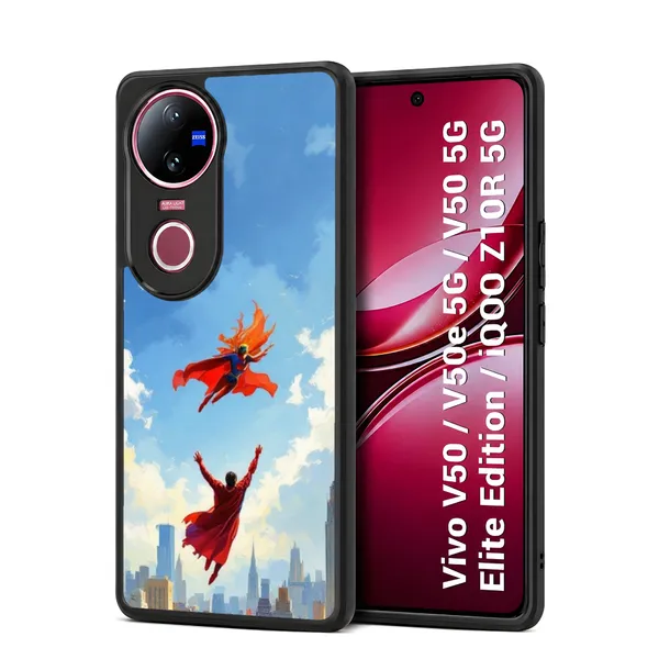Superhero_Flying_Design_Printed_Premium_Glossy_Back_Case_Cover_With_Camera_Protection_For_Vivo_V50_/_V50e_/_V50_5g_Elite_Edition_/_iQOO_Z10r_5g_Mk000115_Bx