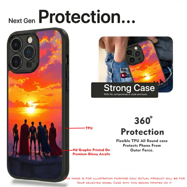Justice_League_Sunset_Silhouette_Design_Printed_Premium_Glossy_Back_Case_Cover_With_Camera_Protection_Mk000116_Bx