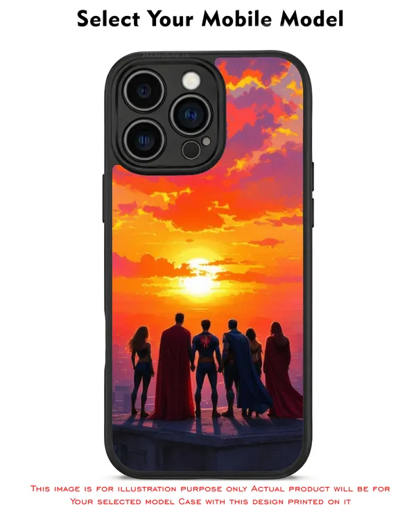 Justice_League_Sunset_Silhouette_Design_Printed_Premium_Glossy_Back_Case_Cover_With_Camera_Protection_Mk000116_Bx