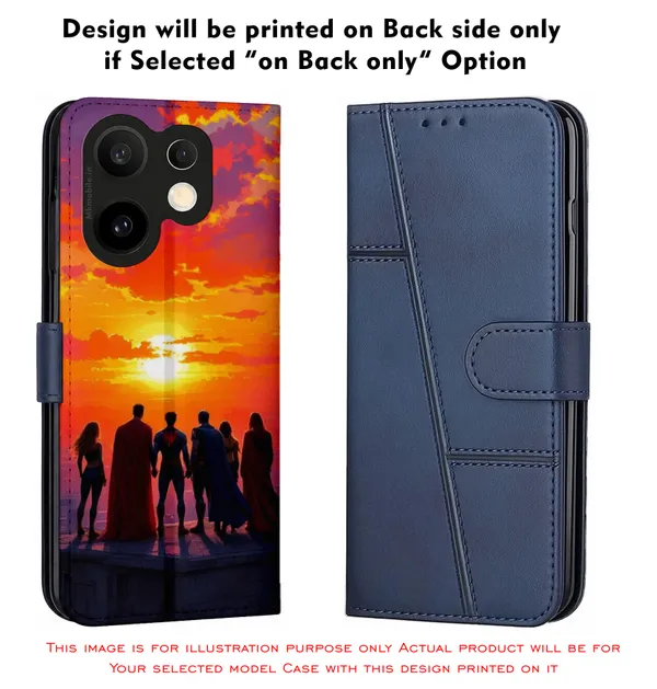 Justice_League_Sunset_Silhouette_Design_Printed_Flip_Case_Cover_With_Camera_Protection_Mk000116_Fcuv