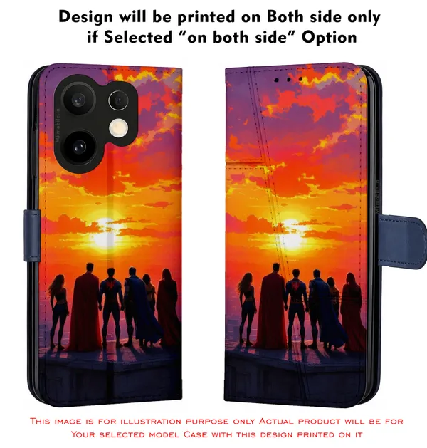 Justice_League_Sunset_Silhouette_Design_Printed_Flip_Case_Cover_With_Camera_Protection_Mk000116_Fcuv