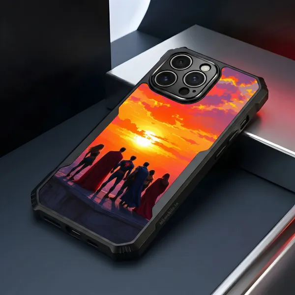 Justice_League_Sunset_Silhouette_Design_Printed_Bumper_Glossy_Back_Case_Cover_With_Camera_Protection_Mk000116_Ip