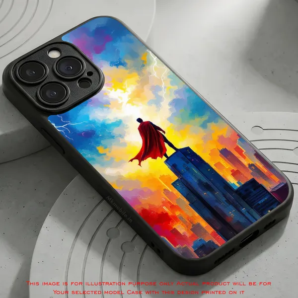 Superhero_Cityscape_Design_Printed_Premium_Glossy_Back_Case_Cover_With_Camera_Protection_Mk000117_Bx