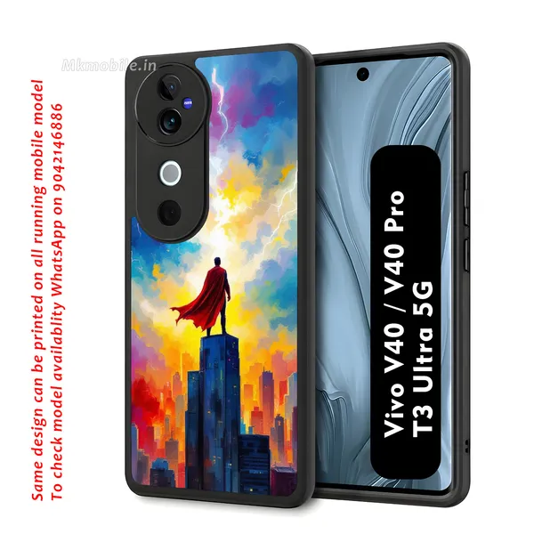 Superhero_Cityscape_Design_Printed_Premium_Glossy_Back_Case_Cover_With_Camera_Protection_For_Vivo_V40_5G_/_V40_Pro_5G_/_T3_Ultra_5G_Mk000117_Bx