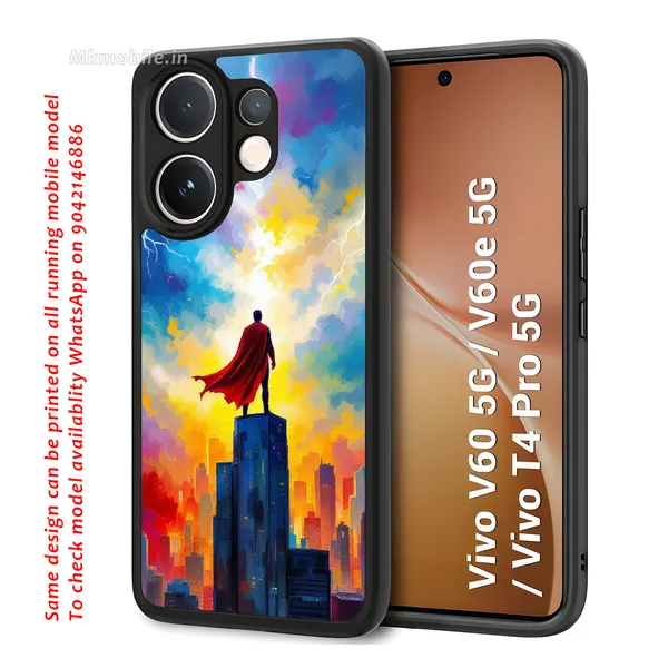 Superhero_Cityscape_Design_Printed_Premium_Glossy_Back_Case_Cover_With_Camera_Protection_For_Vivo_V60_5G_/_V60e_/_T4_Pro_5G_Mk000117_Bx