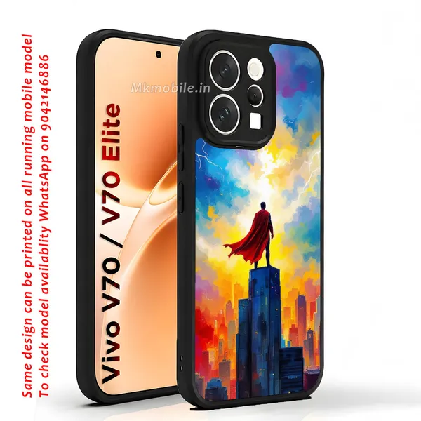 Superhero_Cityscape_Design_Printed_Premium_Glossy_Back_Case_Cover_With_Camera_Protection_For_Vivo_V70_5G_/_V70_5G_Elite_Mk000117_Bx