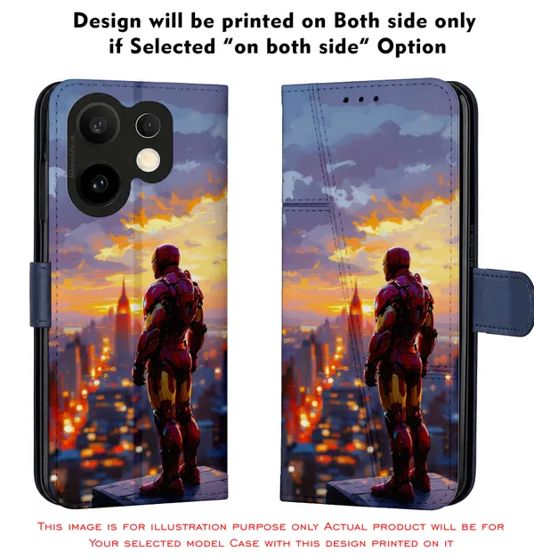 Iron_Man_Sunset_Cityscape_Design_Printed_Flip_Case_Cover_With_Camera_Protection_Mk000126_Fcuv