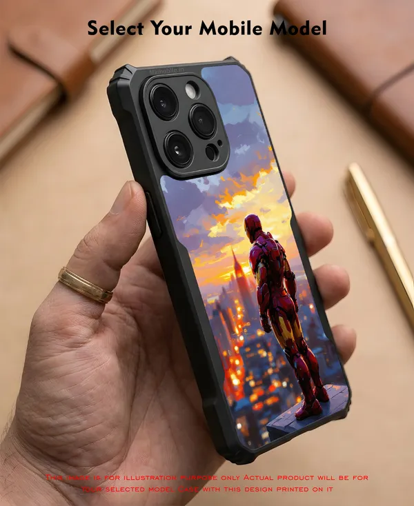Iron_Man_Sunset_Cityscape_Design_Printed_Bumper_Glossy_Back_Case_Cover_With_Camera_Protection_Mk000126_Ip