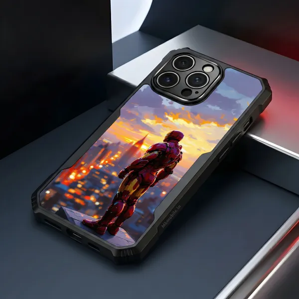 Iron_Man_Sunset_Cityscape_Design_Printed_Bumper_Glossy_Back_Case_Cover_With_Camera_Protection_Mk000126_Ip