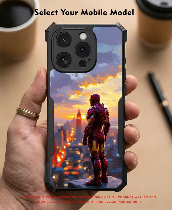 Iron_Man_Sunset_Cityscape_Design_Printed_Bumper_Glossy_Back_Case_Cover_With_Camera_Protection_Mk000126_Ip