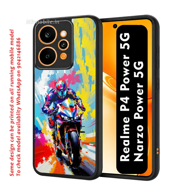 Multicolor_Racing_Bike_Abstract_Art_Design_Printed_Premium_Glossy_Back_Case_Cover_With_Camera_Protection_For_Realme_P4_Power_5G_/_Narzo_Power_5G_Mk000134_Bx