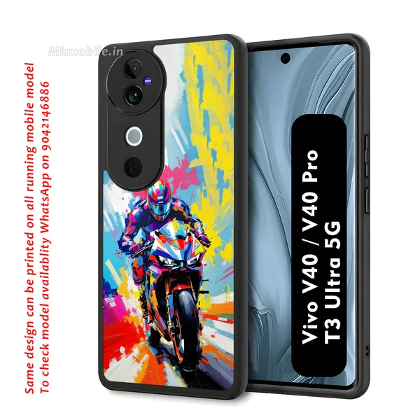 Multicolor_Racing_Bike_Abstract_Art_Design_Printed_Premium_Glossy_Back_Case_Cover_With_Camera_Protection_For_Vivo_V40_5G_/_V40_Pro_5G_/_T3_Ultra_5G_Mk000134_Bx