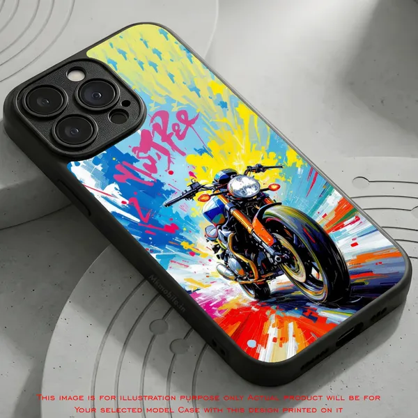 Multicolor_Artistic_Motorcycle_Design_Printed_Premium_Glossy_Back_Case_Cover_With_Camera_Protection_Mk000136_Bx