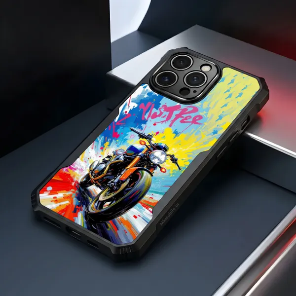 Multicolor_Artistic_Motorcycle_Design_Printed_Bumper_Glossy_Back_Case_Cover_With_Camera_Protection_Mk000136_Ip