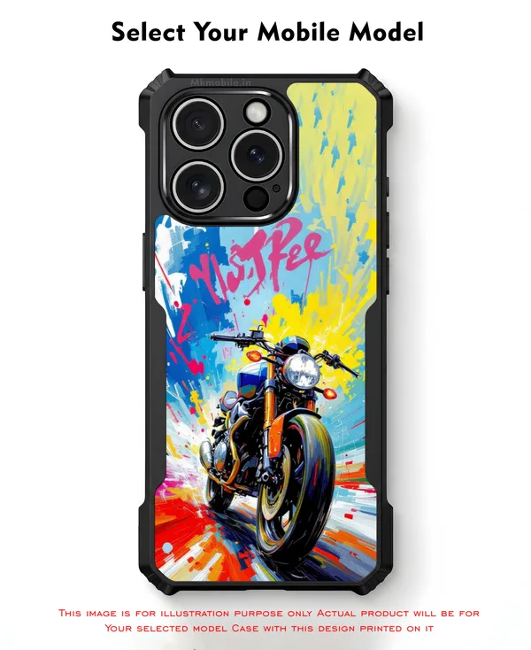 Multicolor_Artistic_Motorcycle_Design_Printed_Bumper_Glossy_Back_Case_Cover_With_Camera_Protection_Mk000136_Ip