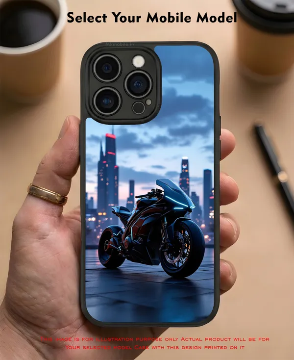 Black_Sports_Bike_City_Skyline_Design_Printed_Premium_Glossy_Back_Case_Cover_With_Camera_Protection_Mk000140_Bx