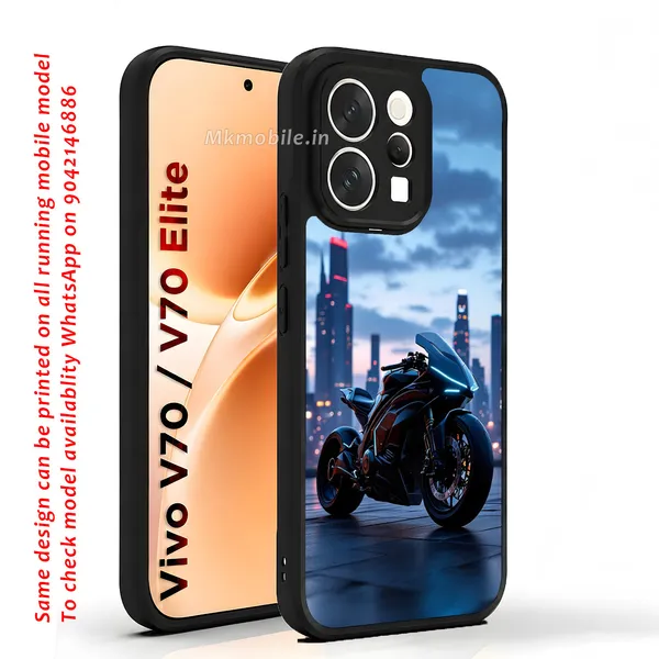 Black_Sports_Bike_City_Skyline_Design_Printed_Premium_Glossy_Back_Case_Cover_With_Camera_Protection_For_Vivo_V70_5G_/_V70_5G_Elite_Mk000140_Bx