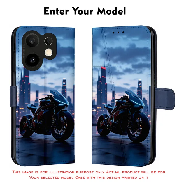 Black_Sports_Bike_City_Skyline_Design_Printed_Flip_Case_Cover_With_Camera_Protection_Mk000140_Fcuv