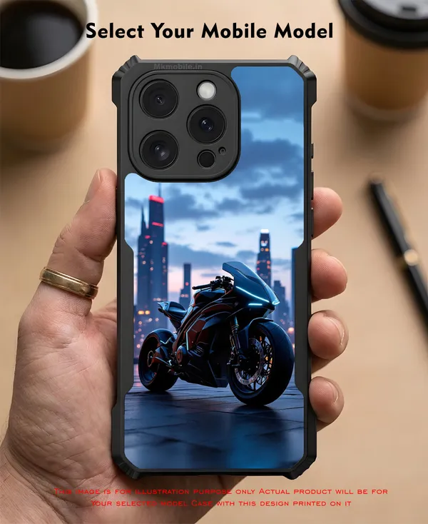 Black_Sports_Bike_City_Skyline_Design_Printed_Bumper_Glossy_Back_Case_Cover_With_Camera_Protection_Mk000140_Ip