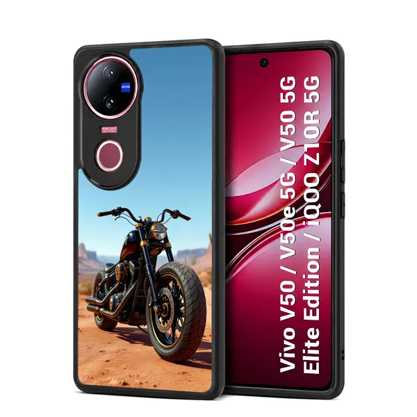 Black_Motorcycle_Design_Printed_Premium_Glossy_Back_Case_Cover_With_Camera_Protection_For_Vivo_V50_/_V50e_/_V50_5g_Elite_Edition_/_iQOO_Z10r_5g_Mk000141_Bx