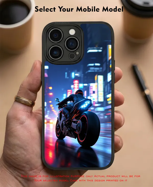 Motorcycle_Night_City_Design_Printed_Premium_Glossy_Back_Case_Cover_With_Camera_Protection_Mk000142_Bx