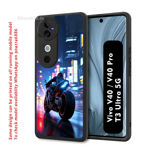 Motorcycle_Night_City_Design_Printed_Premium_Glossy_Back_Case_Cover_With_Camera_Protection_For_Vivo_V40_5G_/_V40_Pro_5G_/_T3_Ultra_5G_Mk000142_Bx
