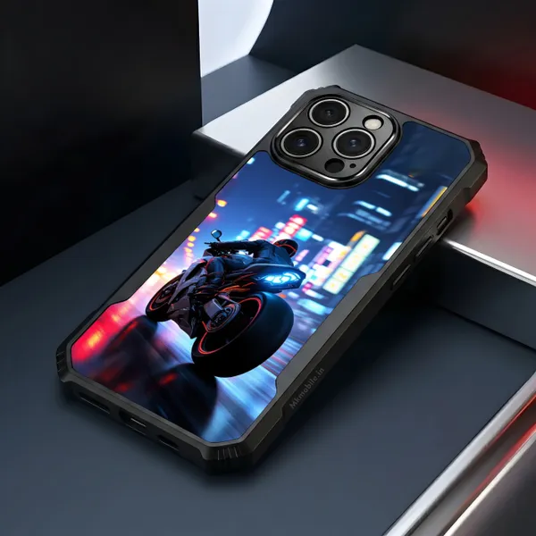 Motorcycle_Night_City_Design_Printed_Bumper_Glossy_Back_Case_Cover_With_Camera_Protection_Mk000142_Ip