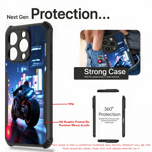 Motorcycle_Night_City_Design_Printed_Bumper_Glossy_Back_Case_Cover_With_Camera_Protection_Mk000142_Ip