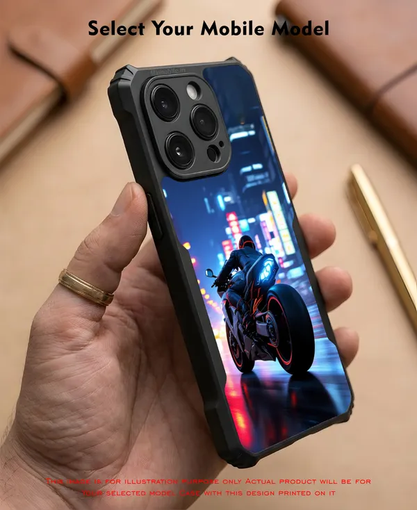 Motorcycle_Night_City_Design_Printed_Bumper_Glossy_Back_Case_Cover_With_Camera_Protection_Mk000142_Ip