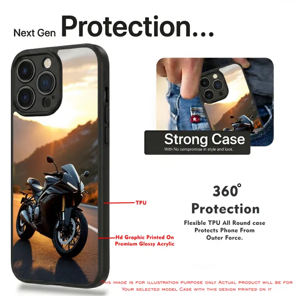 Motorcycle_Sunset_Scenic_Design_Printed_Premium_Glossy_Back_Case_Cover_With_Camera_Protection_Mk000143_Bx