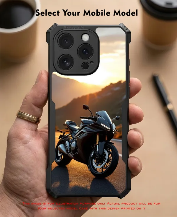 Motorcycle_Sunset_Scenic_Design_Printed_Bumper_Glossy_Back_Case_Cover_With_Camera_Protection_Mk000143_Ip