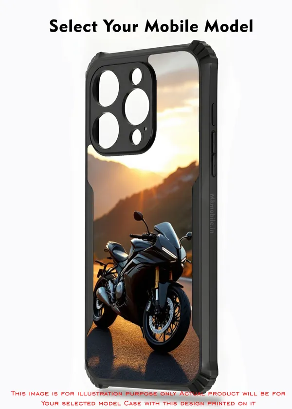 Motorcycle_Sunset_Scenic_Design_Printed_Bumper_Glossy_Back_Case_Cover_With_Camera_Protection_Mk000143_Ip