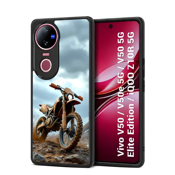Dirt_Bike_Action_Design_Printed_Premium_Glossy_Back_Case_Cover_With_Camera_Protection_For_Vivo_V50_/_V50e_/_V50_5g_Elite_Edition_/_iQOO_Z10r_5g_Mk000144_Bx