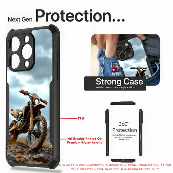 Dirt_Bike_Action_Design_Printed_Bumper_Glossy_Back_Case_Cover_With_Camera_Protection_Mk000144_Ip