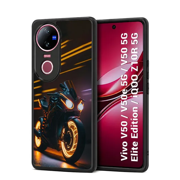 Black_Motorcycle_Design_Printed_Premium_Glossy_Back_Case_Cover_With_Camera_Protection_For_Vivo_V50_/_V50e_/_V50_5g_Elite_Edition_/_iQOO_Z10r_5g_Mk000151_Bx