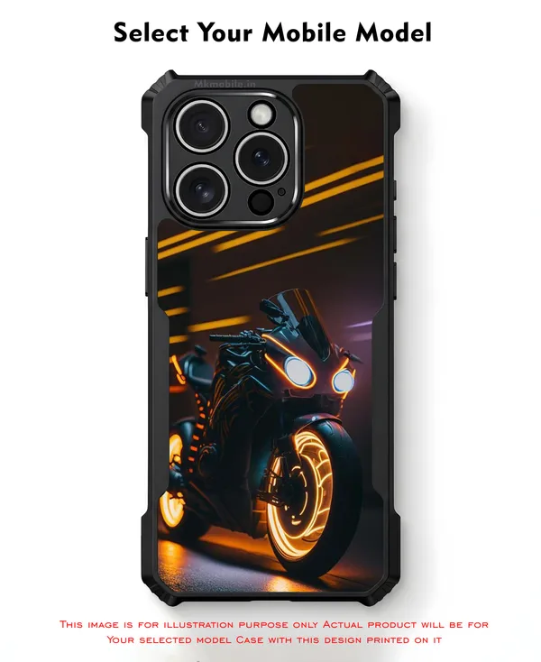 Black_Motorcycle_Design_Printed_Bumper_Glossy_Back_Case_Cover_With_Camera_Protection_Mk000151_Ip